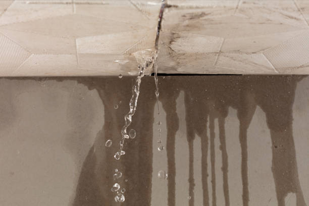 Professional Sewage Cleanup technician working in Wentworth, NH